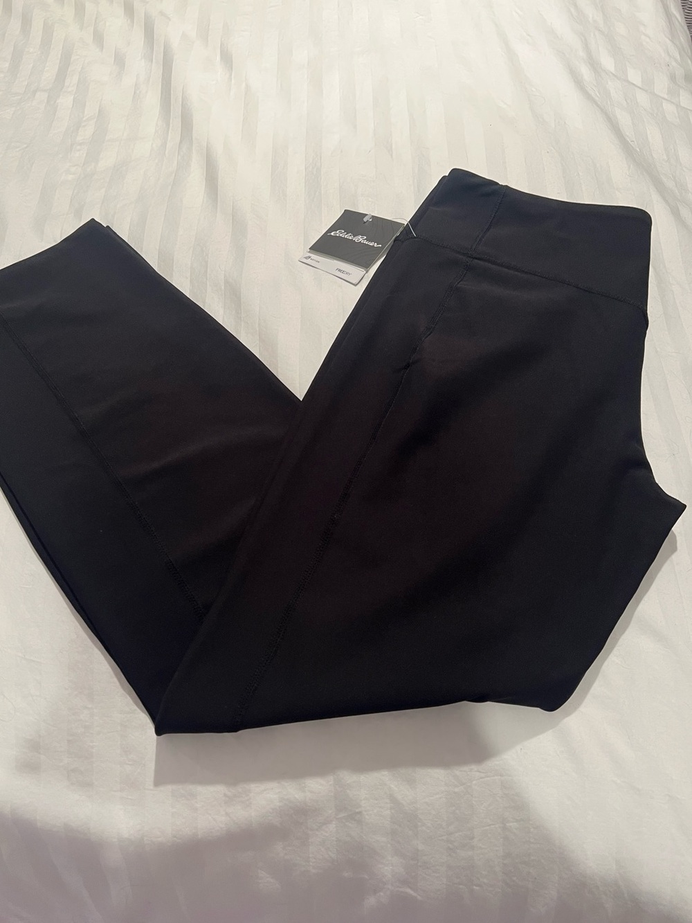 NWT Eddie Bauer Black FREEDRY Performance Pants